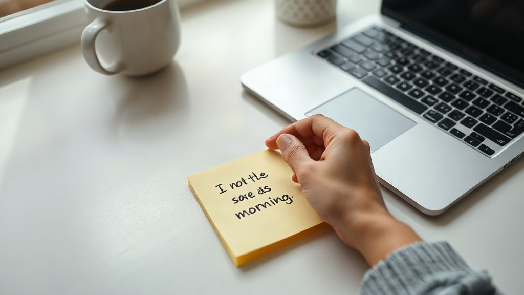 Convertir la motivación de una frase en una acción concreta del día